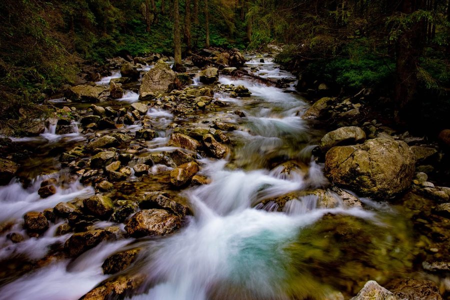 Waterfall in the Tatra Mountains